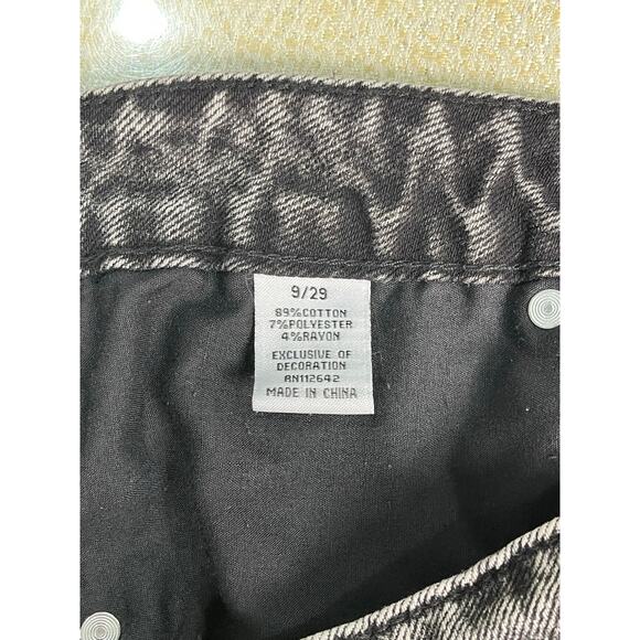 Disclosure Wide Leg Low-Rise Jeans with Pink Bow Detail Size 9/29 - Picture 8 of 9